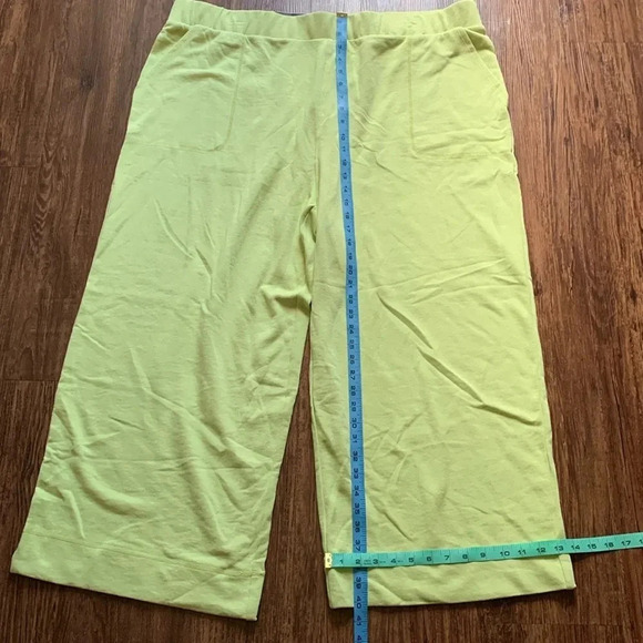 Who What Wear Wide Leg SweatPants Green Lime Sherbet Size 2X New - Picture 3 of 8